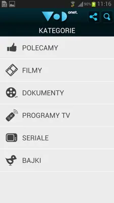 VoD Onet android App screenshot 3